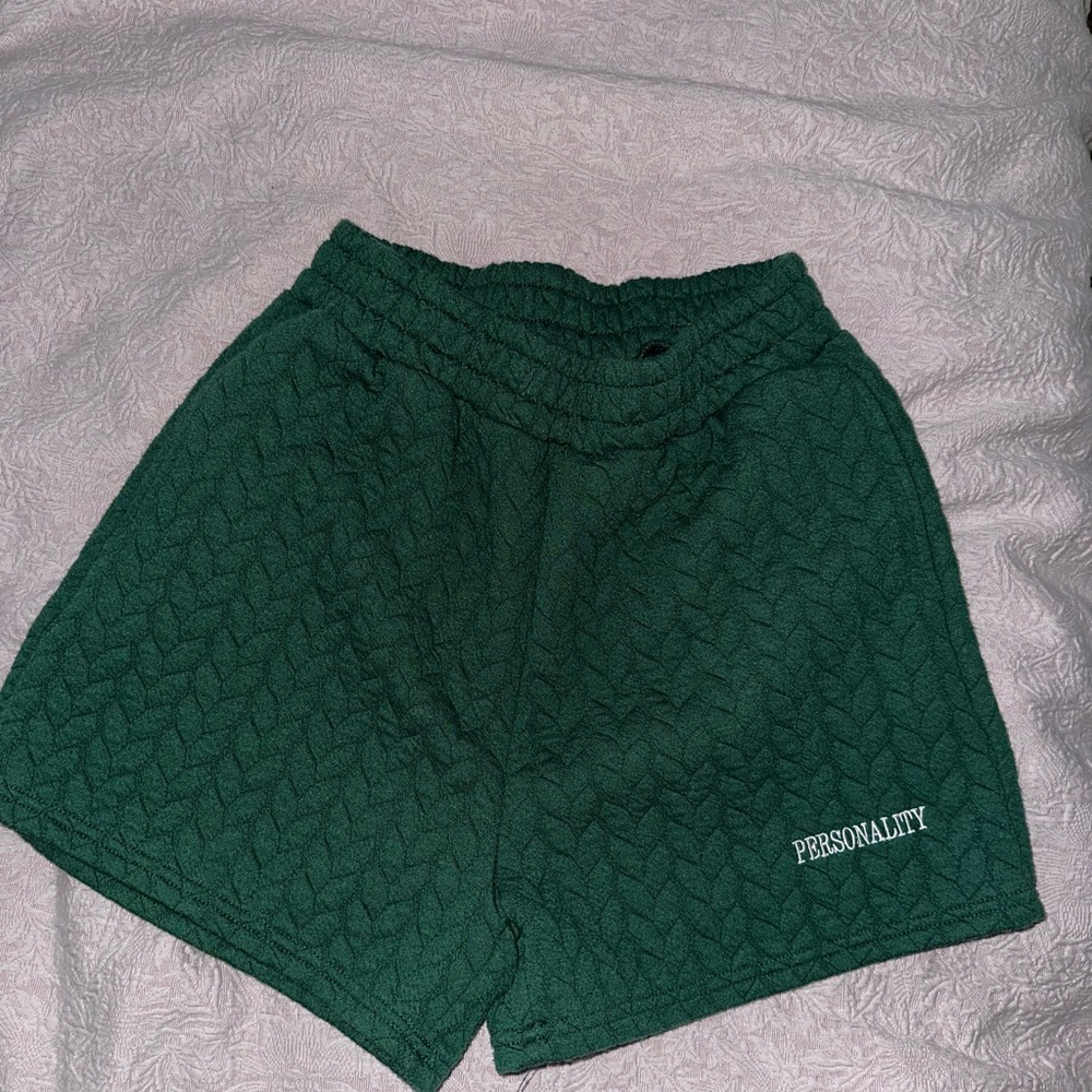 Personality Green Women's Shorts